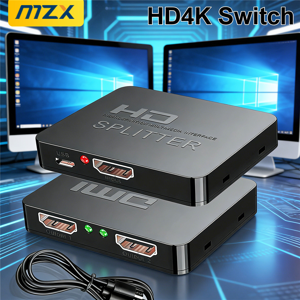 Laptop Accessories Distributor - 1-in-2-Out 4K 스위치 비디오 HDMI 호환
