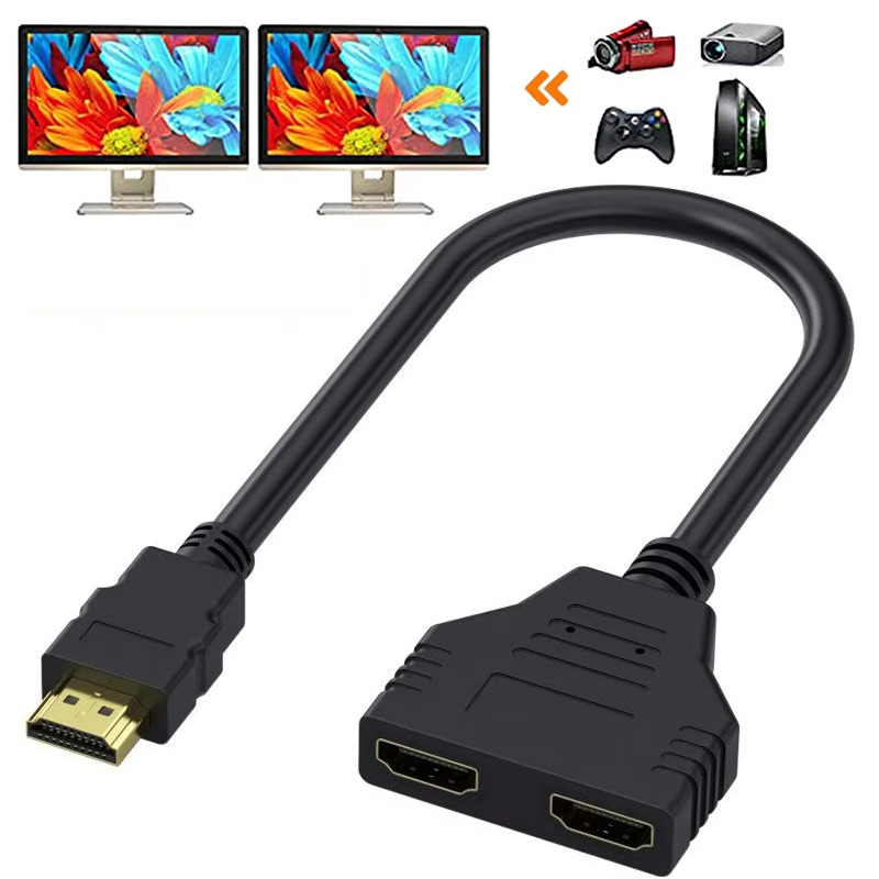Xbox Laptop Accessories - HDMI 호환 스플리터 어댑터 케이블 1개