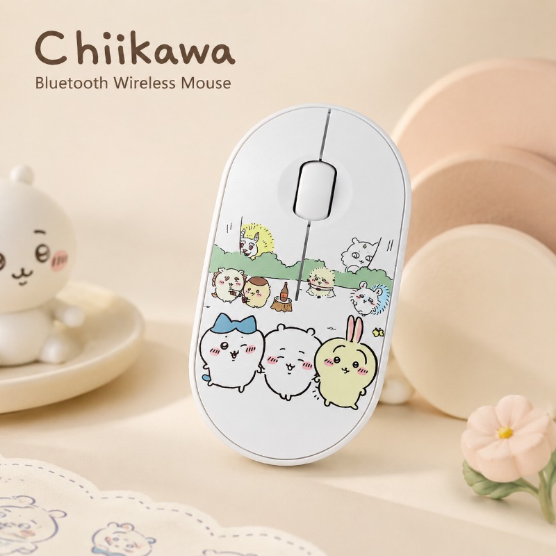 Laptop Accessories Parts - 귀여운 Chiikawa 블루투스 무선 마우스 듀얼