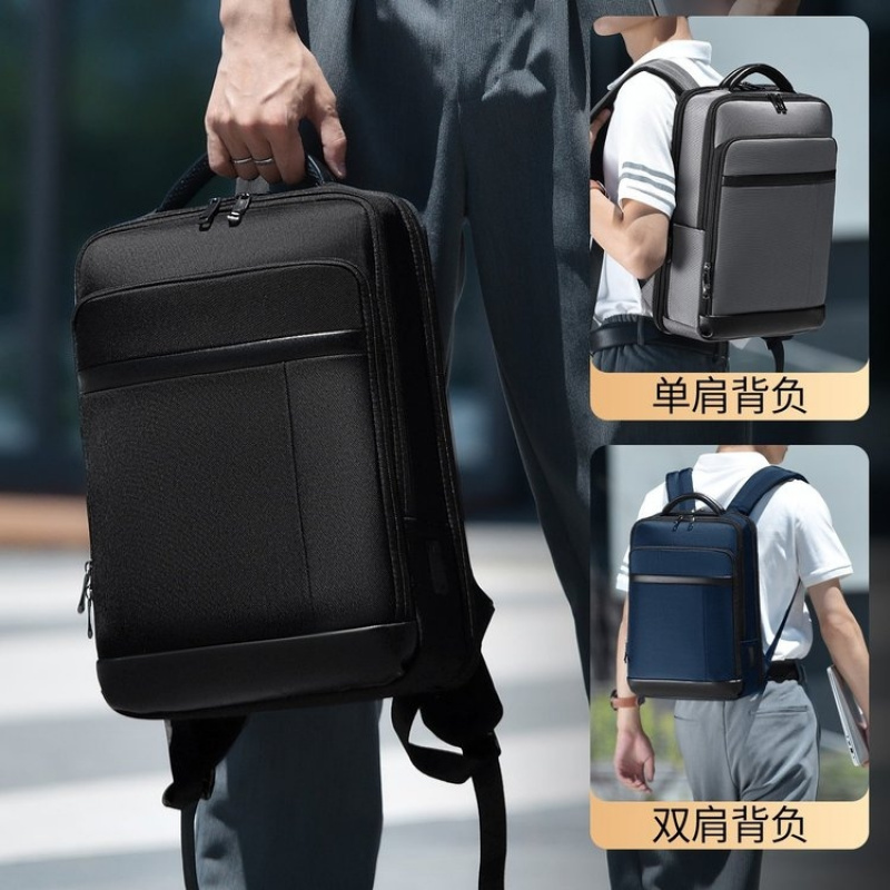 Laptop Bag Waterproof - 남성용 노트북 비즈니스 백팩 17인치 패션