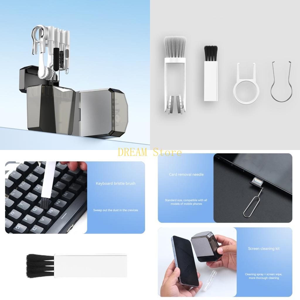 Laptop Accessories Best - 전문가용 17개 조각 전자제품 청소 키트(브러쉬