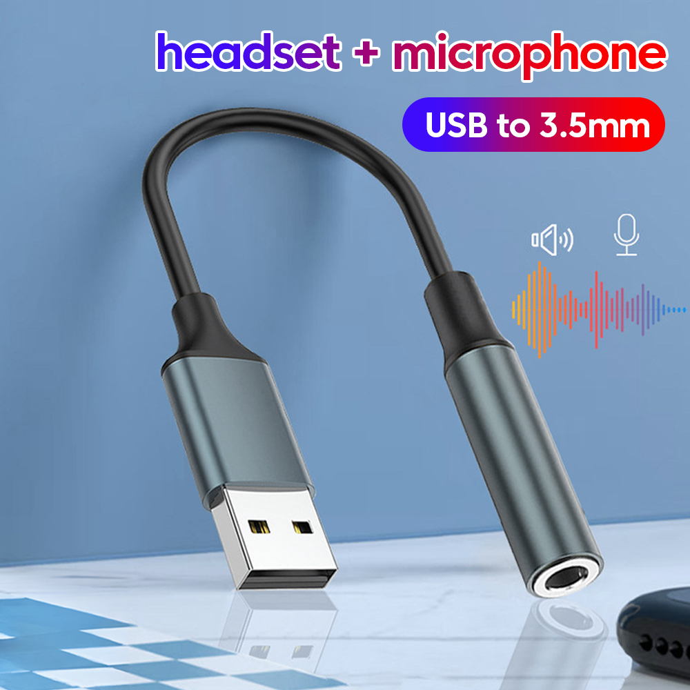 Laptop Accessories Headphones - USB to 3.5mm 잭 오디오 어댑터