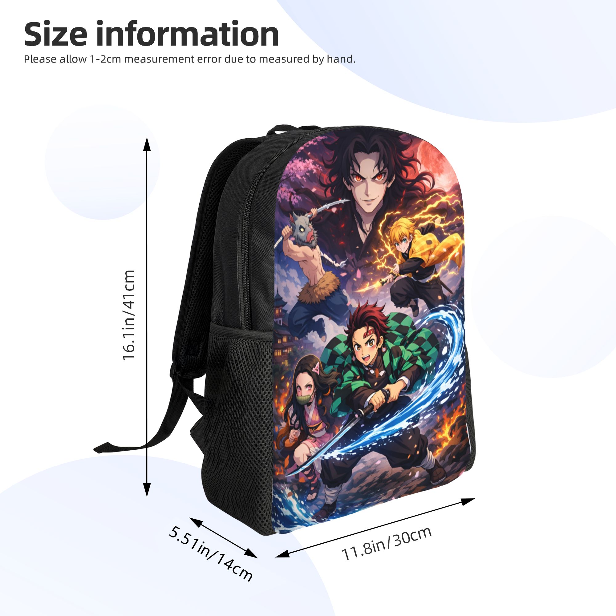 D-Demons Slayers 여행 배낭 여성 남성 학 - Laptop Accessories Bag 리뷰 및 가격