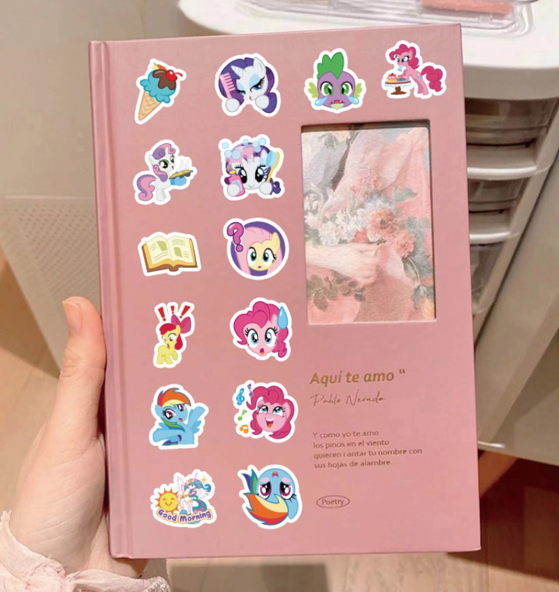 만화 마이 리틀 포니 스티커 DIY 일기 노트북 수하물 - Laptop Accessories Parts 리뷰 및 가격