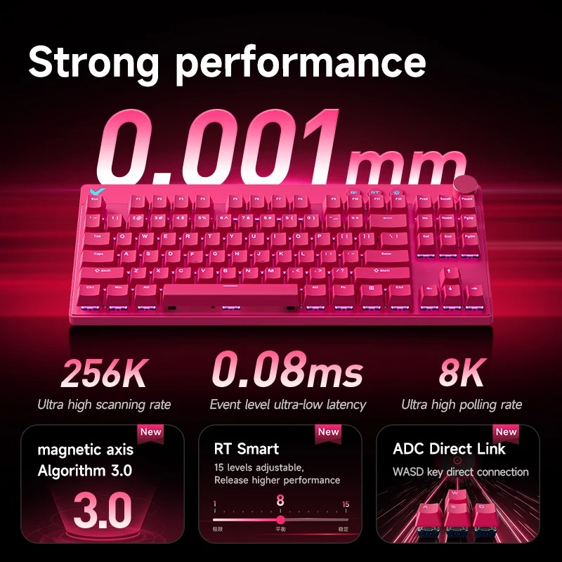 Mchose Mix87 마그네틱 스위치 키보드 유선 게 - Laptop Accessories Productivity 리뷰 및 가격