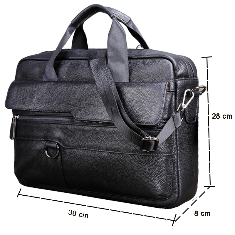 남자에 대 한 큰 남자의 정품 가죽 핸드백 비즈니스 여 - Laptop Accessories Travel Case 리뷰 및 가격