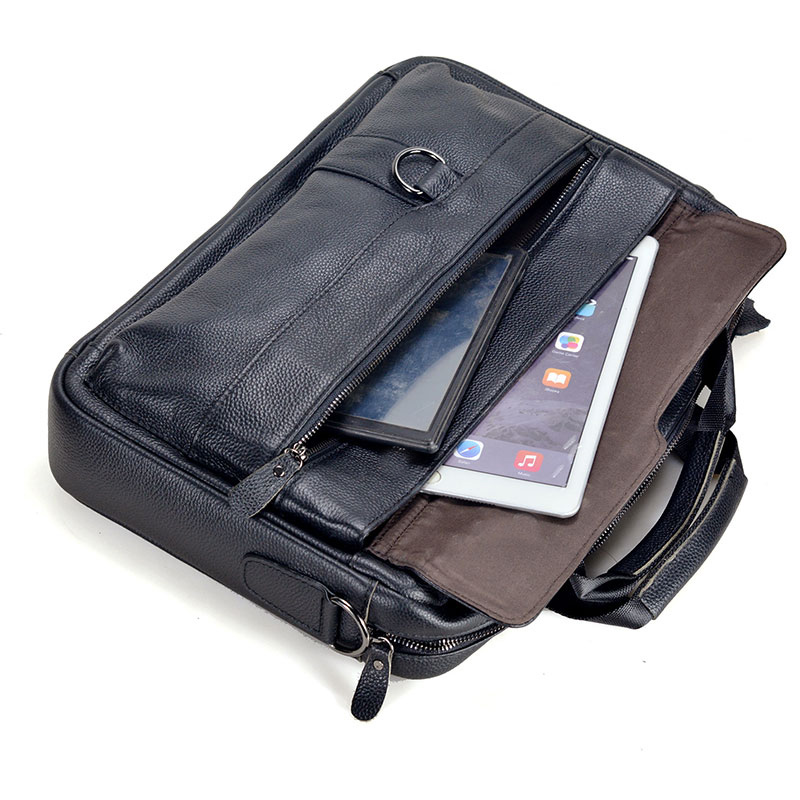 남자에 대 한 큰 남자의 정품 가죽 핸드백 비즈니스 여 - Laptop Accessories Travel Case 리뷰 및 가격