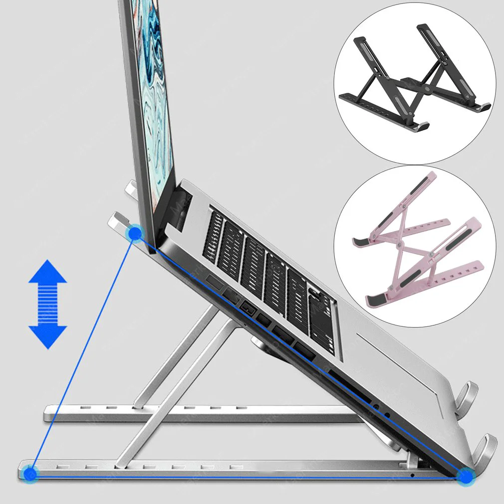 노트북 스탠드 휴대용 접이식 노트북 브래킷 조정 가능한 - Laptop Accessories Distributor 리뷰 및 가격