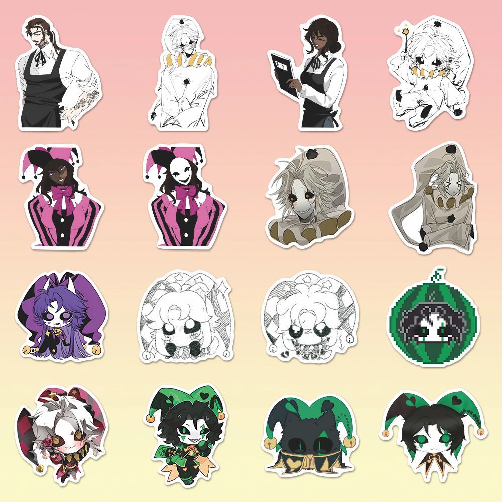 73PCS 프리크 서커스 피에로 애니메이션 스티커 만화 - Laptop Accessories Parts 리뷰 및 가격