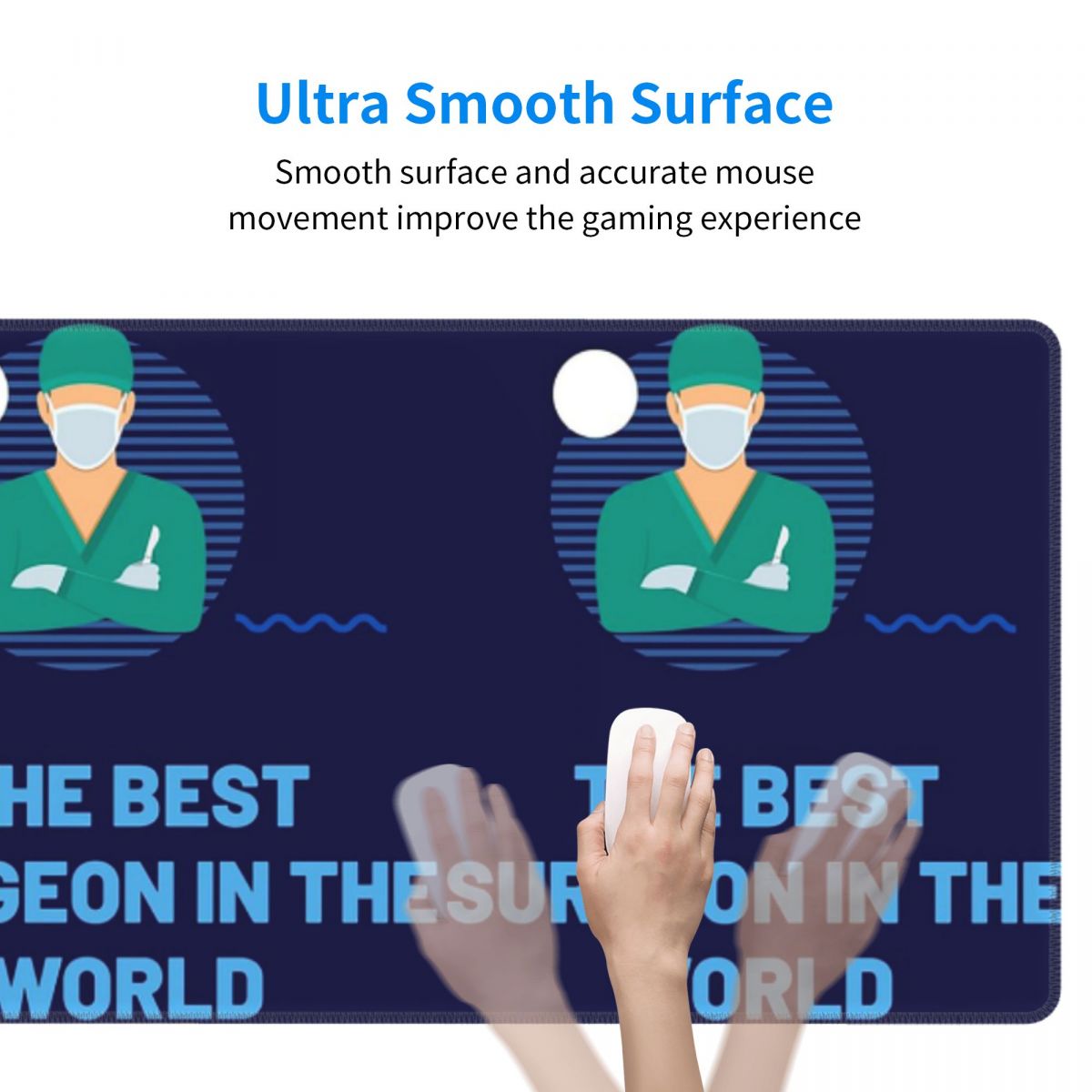 대형 마우스 패드 세계 최고의 외과의사 게이머 PC 노 - Laptop Accessories Best 리뷰 및 가격