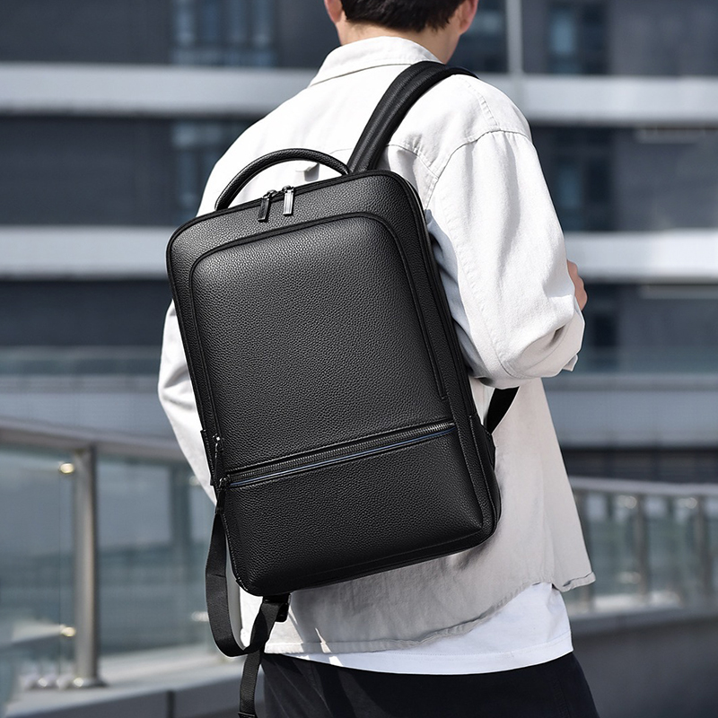 남성용 PU 가죽 배낭, USB 충전, 패션 이그제큐티 - Laptop Accessories Travel Case 리뷰 및 가격