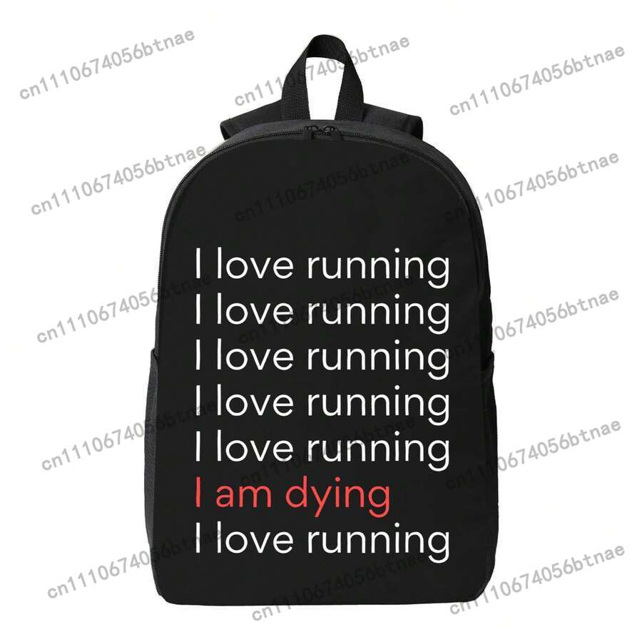 나는 달리기를 좋아한다 나는 죽어가고 있다 배낭 방수  - Laptop Bag Waterproof 리뷰 및 가격