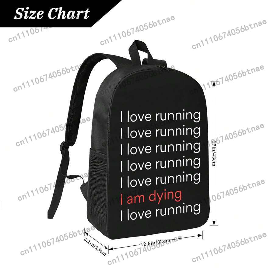 나는 달리기를 좋아한다 나는 죽어가고 있다 배낭 방수  - Laptop Bag Waterproof 리뷰 및 가격