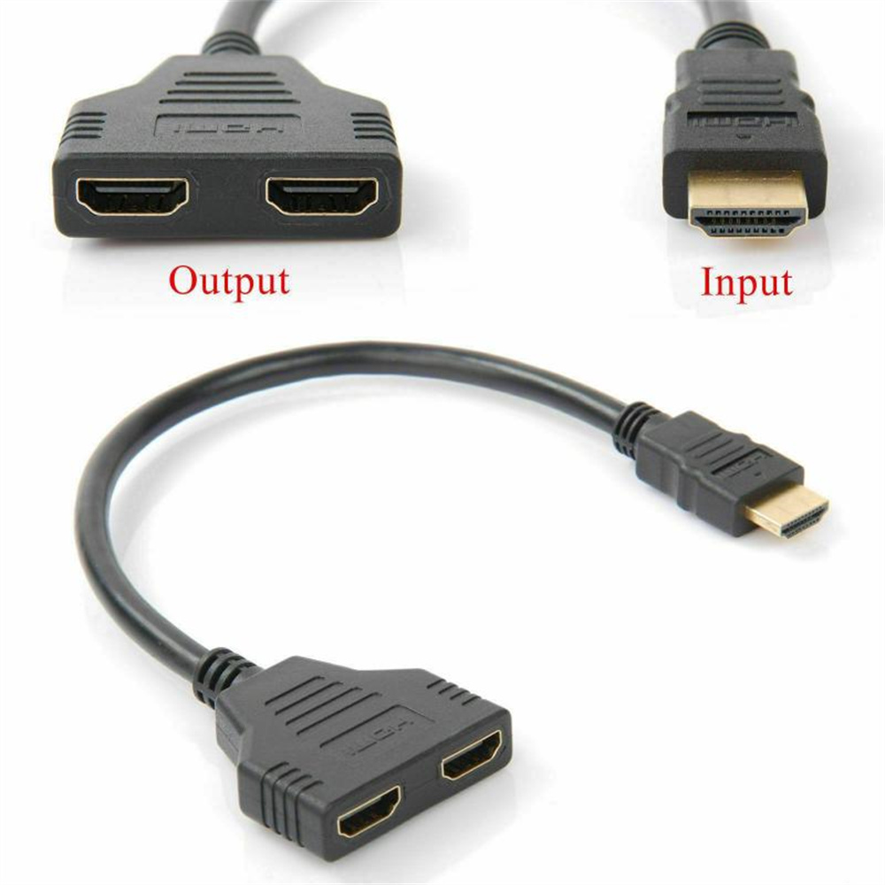 HDMI 호환 스플리터 어댑터 케이블 1개 남성용-2개 - Xbox Laptop Accessories 리뷰 및 가격