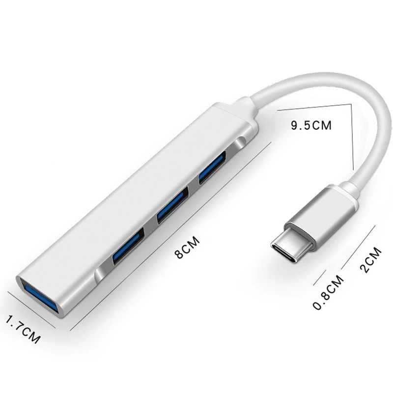4-in-1 타입-C 확장 허브 4포트 USB C 허브 - Laptop Accessories Productivity 리뷰 및 가격