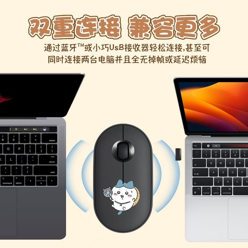 귀여운 Chiikawa 블루투스 무선 마우스 듀얼 모드 - Laptop Accessories Parts 리뷰 및 가격