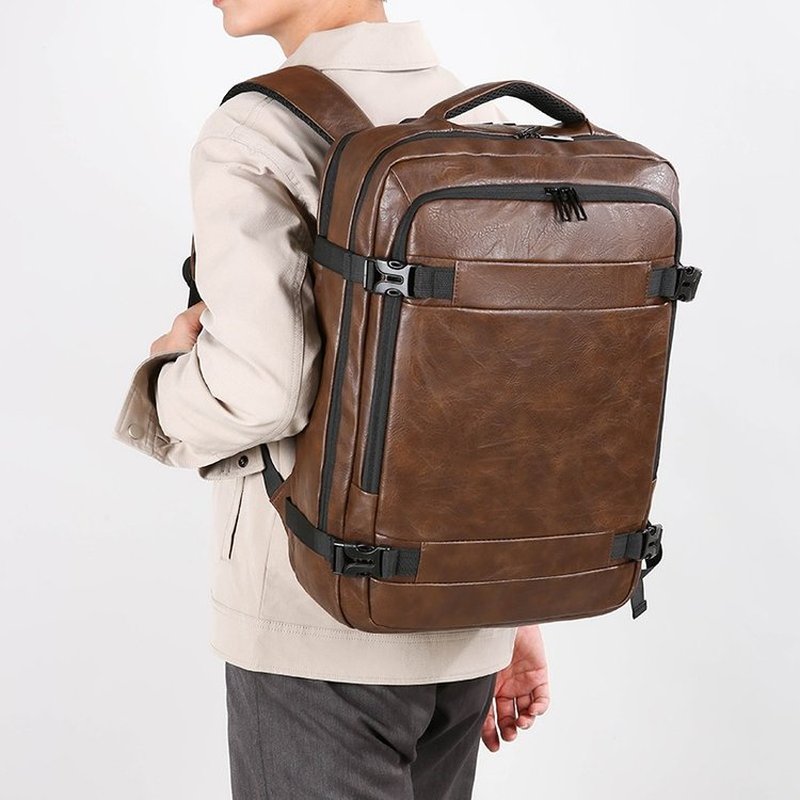 2027 새로운 남성 배낭 PU 가죽 가방 대형 노트북 - Laptop Accessories Bag 리뷰 및 가격