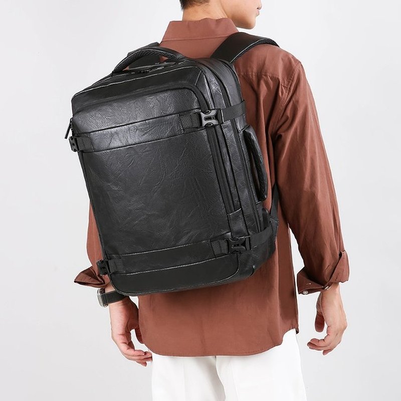 2027 새로운 남성 배낭 PU 가죽 가방 대형 노트북 - Laptop Accessories Bag 리뷰 및 가격