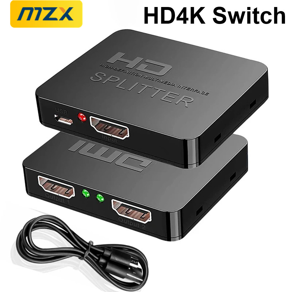 4K HDMI 호환 1x2 분배기 스위치 1 입력 2  - Xbox Laptop Accessories 리뷰 및 가격