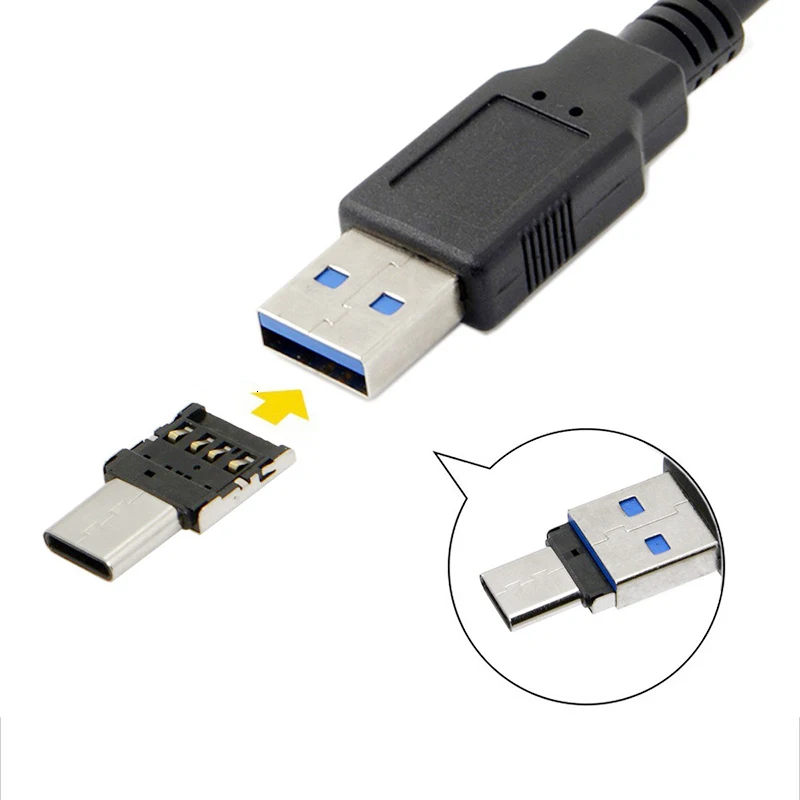 최저가 휴대용 미니 타입C to USB 변환기 OTG  - Laptop Accessories Best 리뷰 및 가격