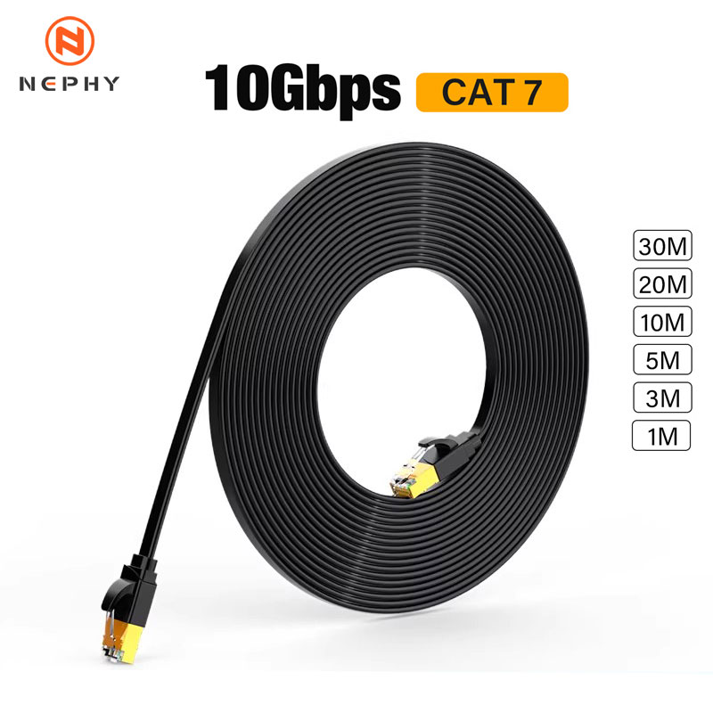 Cat 7 이더넷 케이블 10Gbps 고속 플랫 케이블 - Xbox Laptop Accessories 리뷰 및 가격