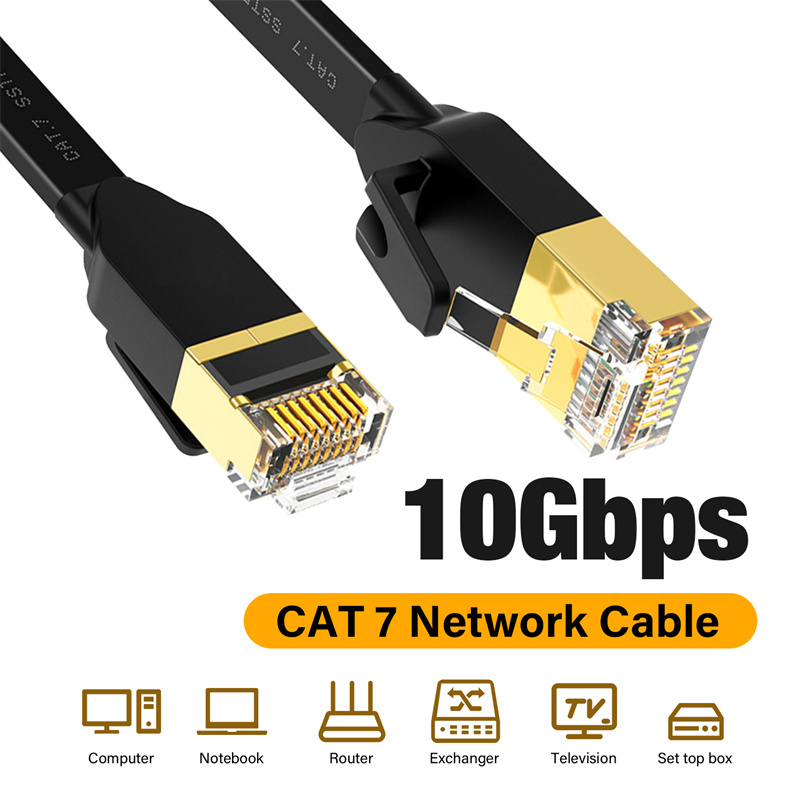 Cat 7 이더넷 케이블 10Gbps 고속 플랫 케이블 - Xbox Laptop Accessories 리뷰 및 가격