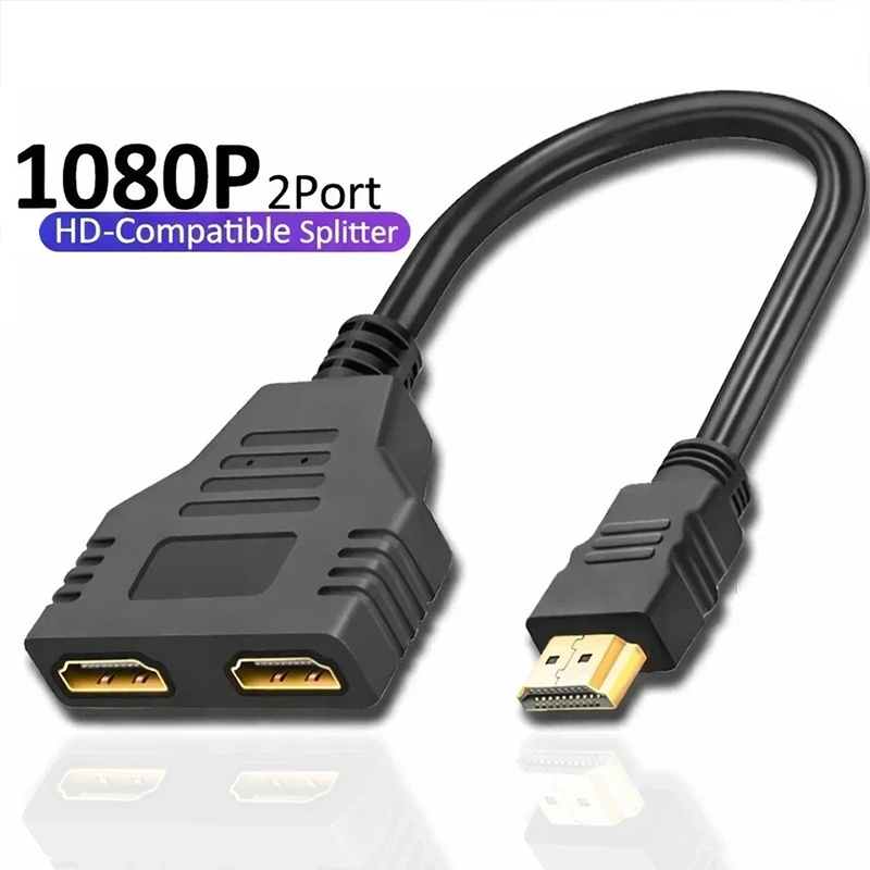 HDMI 호환 스플리터 어댑터 케이블 1개 남성용-2개 - Xbox Laptop Accessories 리뷰 및 가격