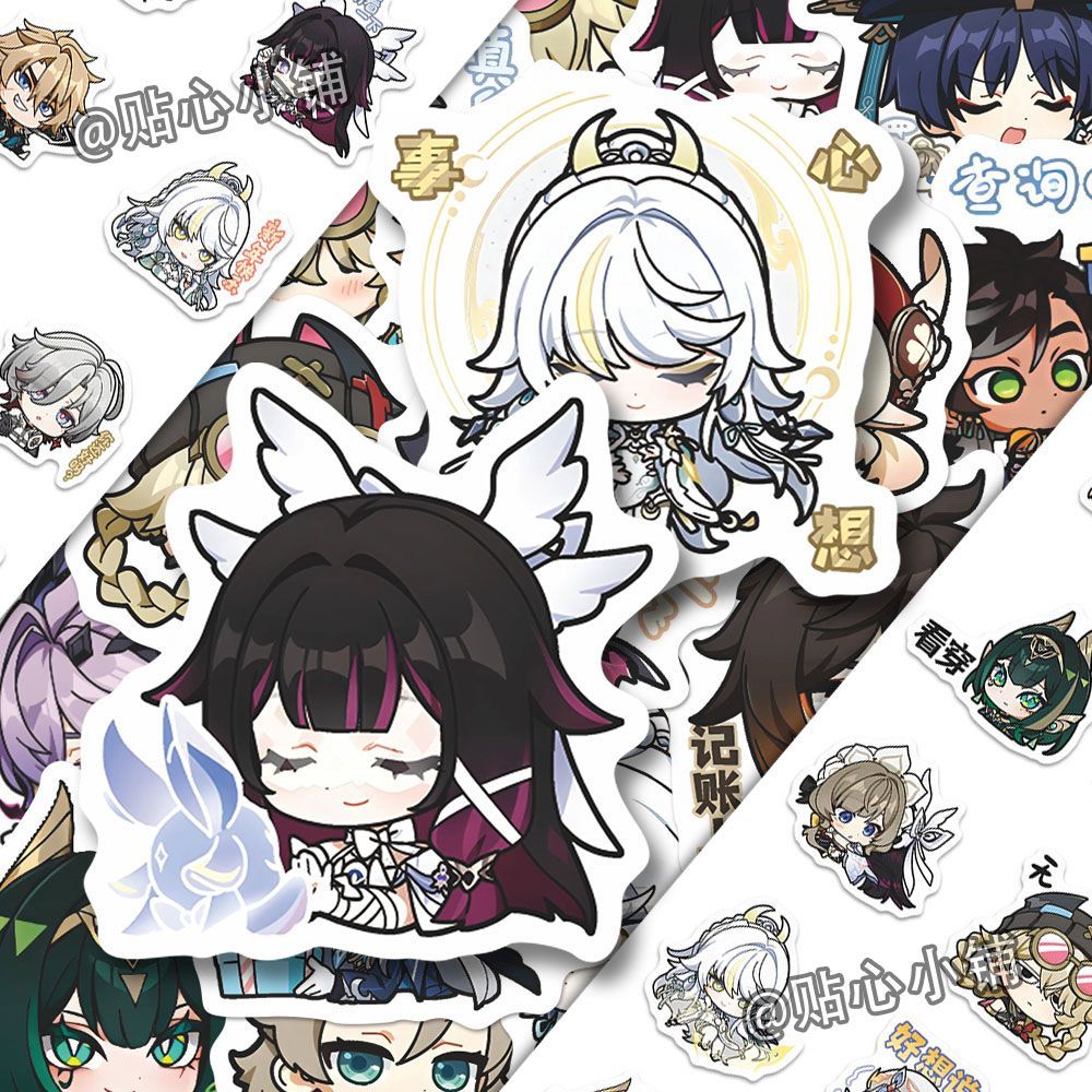 64PCS Genshin Impact Moon Maid - Laptop Accessories Parts 리뷰 및 가격